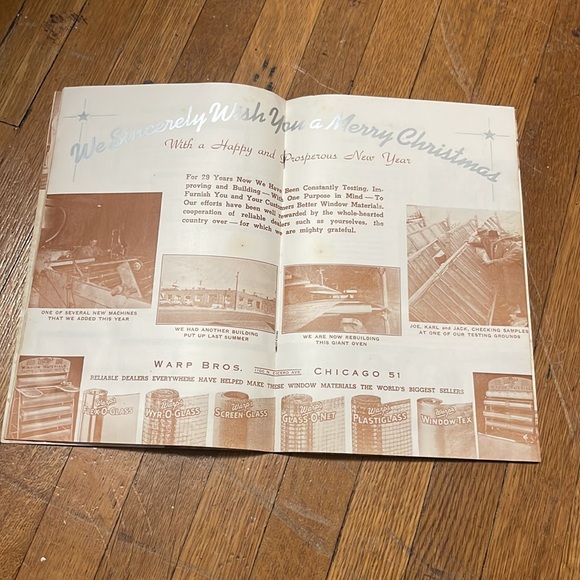 1953 Warp’s Yuletide Greetings Christmas songs and poems - Picture 12 of 16